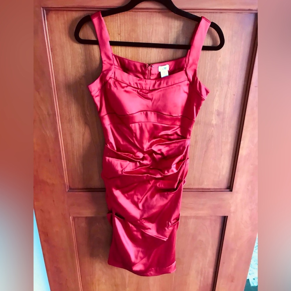 Cache Womens Coctail Red Dress Size 2